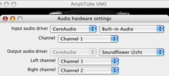 AmpliTube Settings