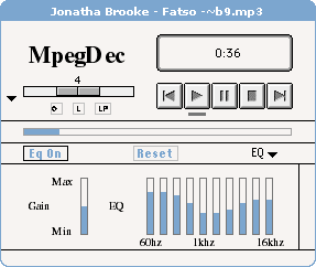 MpegDec 3.0 Equalizer Screenshot