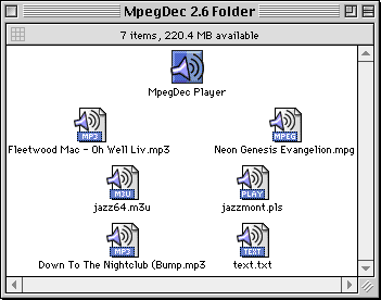 MpegDec Icons Screenshot