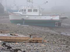 Boat run aground
